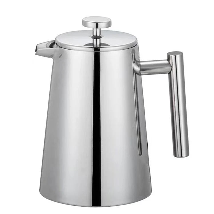 Manufacture Wholesale Heat Resistant Stainless Steel Double Wall French Press Portable Insulated French Press Coffee Maker