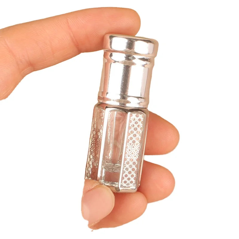 Empty 12ml Travel Mini Essential Oil Roll on Perfume Glass Bottles High-end Cosmetic Portable