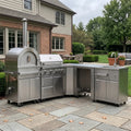 High End Modular Outdoor Garden Kitchen Environmental Protection 304 Stainless Steel Outdoor Kitchen Cool to the Touch for Villa MegaBDM