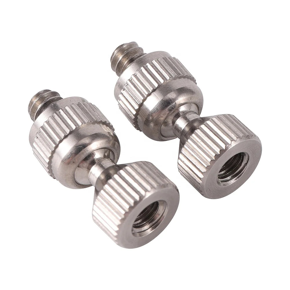 3/16 Inch Stainless Steel Atomizing Nozzle Connector Misting Irrigation System 360 Degree Universal Quick Joint