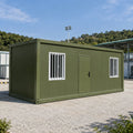 Weather Resistant Steel Sandwich Panel Modern Breathable 20FT/40FT Portable Office Worker Camp Prefabricated Container House MegaBDM