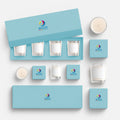 Factory Manufacture Eco Friendly Square Art Paper Matt Lamination Custom Scented Candles Gift Box Packaging