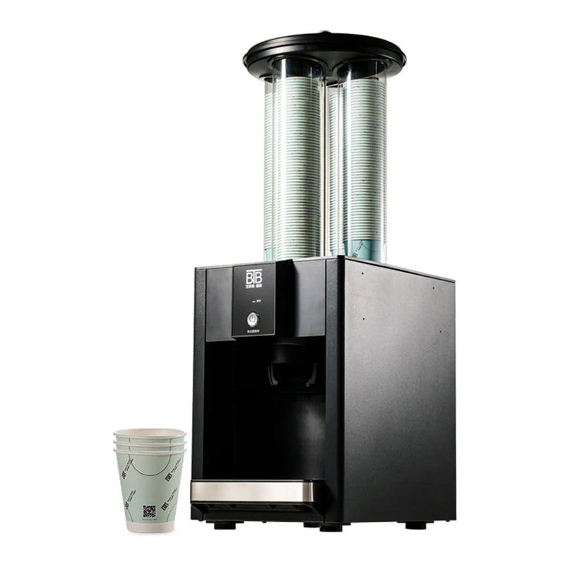 BTB Factory Direct Sale Plastic Cup Dropper 240V Voltage Automatic Cup Dispenser for Commercial Use