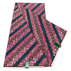 Wholesale Price 6 Yards African Printed Fabric Wax 100% Cotton Original Holland Pagne Cloth for DIY Dress & Headwear & Bags