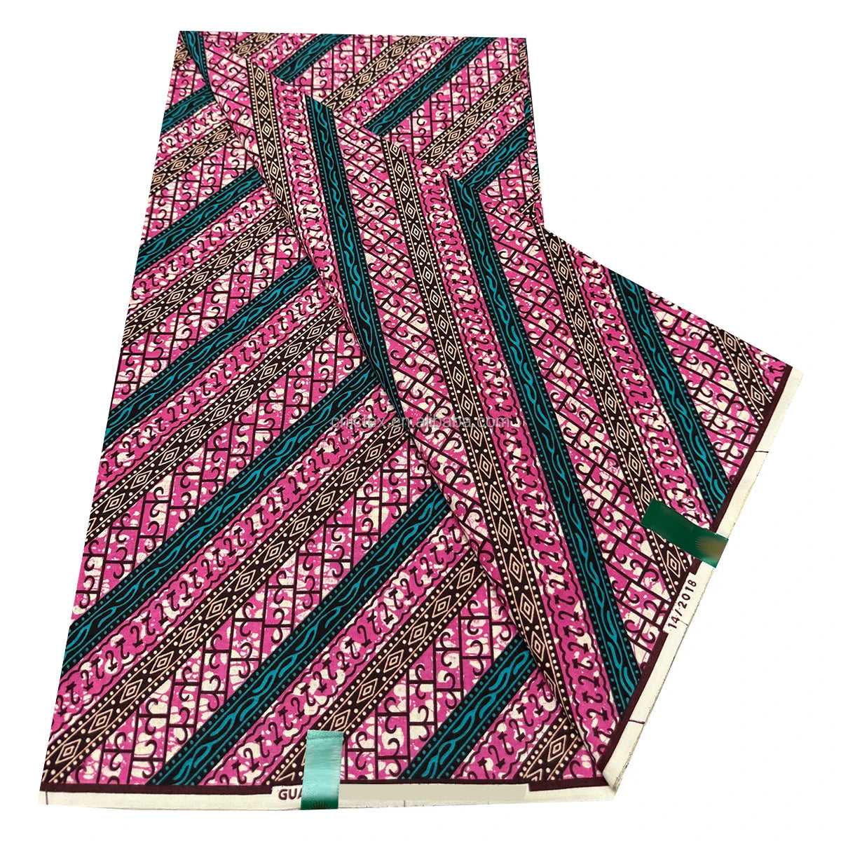 Wholesale Price 6 Yards African Printed Fabric Wax 100% Cotton Original Holland Pagne Cloth for DIY Dress & Headwear & Bags