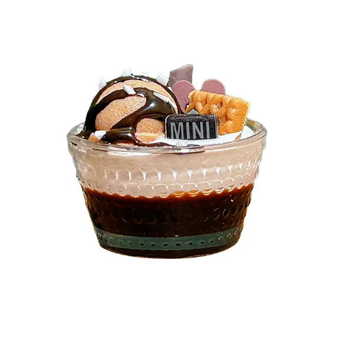1/6 1/12  Doll House Simulation Mini  Afjiaduo Ice Cream Dessert Cup Toy Model Decor