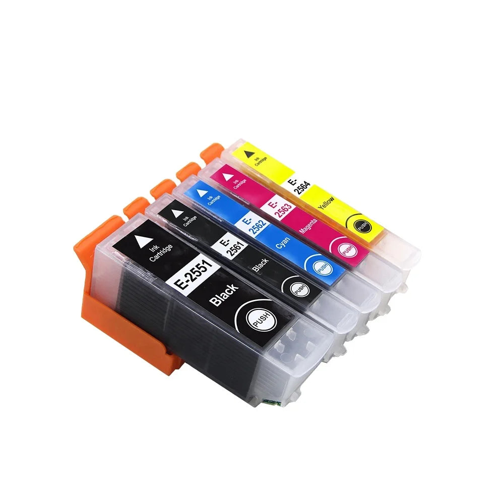 For Tatrix Compatible for Epson Expression Premium XP-701/821 Printer for Ink Cartridges Models T2551 T2561 T2562 T2563 T2564