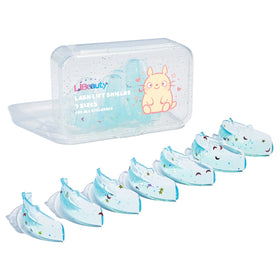 Libeauty Premium Lash Lift Silicone Rods Eyelash Lift Shields 7 Sizes Reusable Lash Lifting Pads Glitter C-Curl Pink Cat Shape