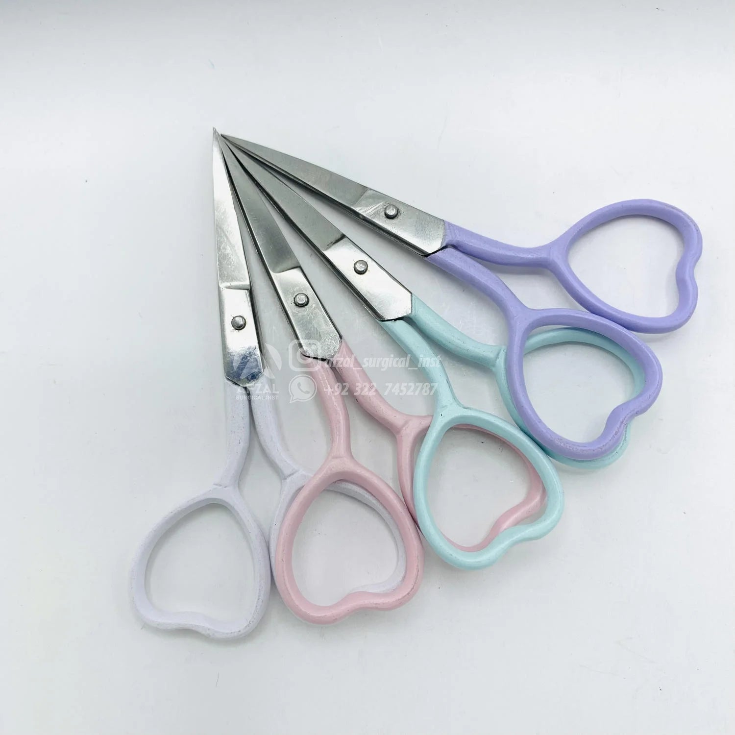 Heart Shaped Eyebrow Trimming Scissors Embroidery Scissors False Eyelash Beauty Scissors Sewing scissor