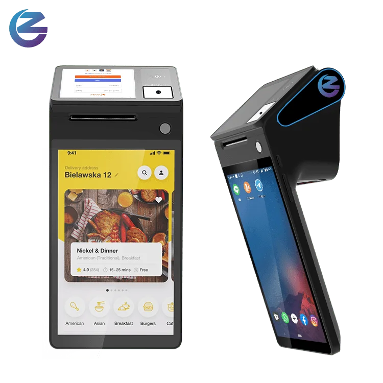 Z108 Android Dual Display Epos System for Pharmacy Chain Self Service Billing and Membership Point Redemption with WIFI 4G MegaBDM