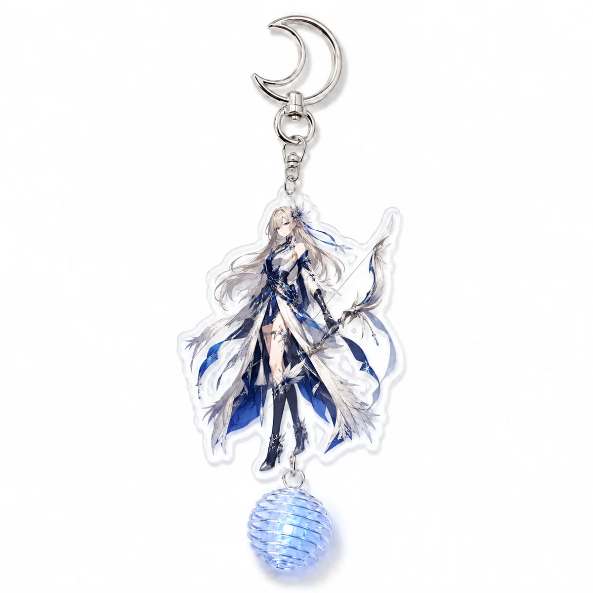 Custom Anime-Themed Acrylic Printing Portable Lamp Pendant with Customized Shape MegaBDM