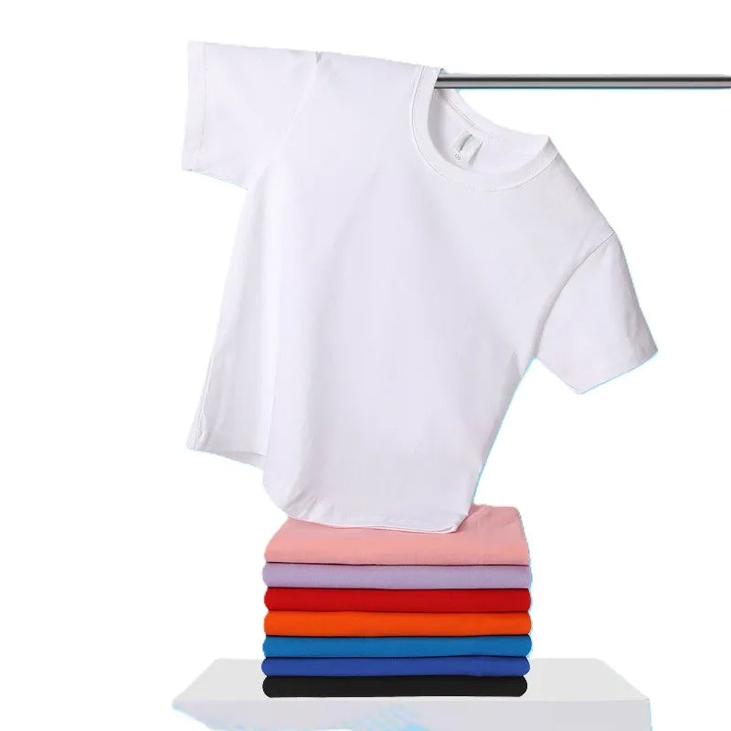 China Bangladesh Factory Price OEM Customized Logo Embroidery Mens Plus Size 230g Pure Cotton Round Neck Short Sleeve T Shirt