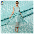 YX1504 Wholesale 100% Polyester Sequin Lace Fabric 180gsm Non Stretch 3mm Transparent Sequin Fabric for Dress Shirt MegaBDM