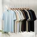 230G Heavyweight 100% Cotton Mens Crew Neck T Shirt Loose Fit Short Sleeve Breathable Casual Summer Basic Tee Wholesale MegaBDM