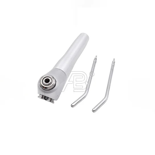 Stainless Steel Three-Way Dental Syringe 2 Nozzles Air Water Spray Dental Chair Accessory Oral Care Device Multi-Purpose Hygiene