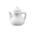 1/6 1/12  Doll House Simulation Miniature Mini White Porcelain Teapot Model Decor