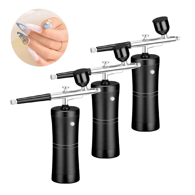 Cordless Airbrush Spray Gun Booth Paint Set Cake Decorating Airbrushing Machines Shorts Tanning Solution Airbrush Makeup MegaBDM