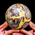 Factory Wholesale Bulk Natural Septarium Sphere Polished Crystal Crafts Septarian Crystal Ball for Decoration