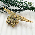Antique Gold Plated OEM/ODM Custom Zinc Alloy Die Casting /2D/3D Lapel Pin Without Color Badge