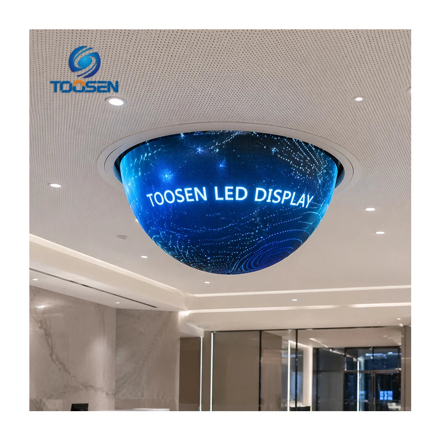 TOOSEN P1.2 P1.5 P1.8 P2 LED Sphere Screen HD Quality Ball Shape LED Globe Display 7680Hz Easy Install Spherical LED Video Wall MegaBDM