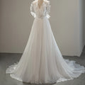 Jancember SFY220 Boho Ruched Flower Backless Wedding A-line Bridal Dresses MegaBDM
