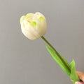 Real Touch Large Soft Plastic Tulip Wedding Home Decoration Waterproof Handmade Modern Bottle Flower Display Photography Props MegaBDM
