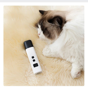 Pet Nail Polisher Rechargeable Waterproof for Dogs Cats Small Animals Bathroom Use