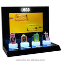 Digital Signage Player Love Style Acrylic Video Cosmetics Display Stand LCD Handmade Cartoon Print Advertising Gift Card