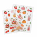 Custom Cartoon Stickers: Laser-effect Film Double-sided Transparent Self-adhesive Waterproof and UV-resistant Labels. MegaBDM