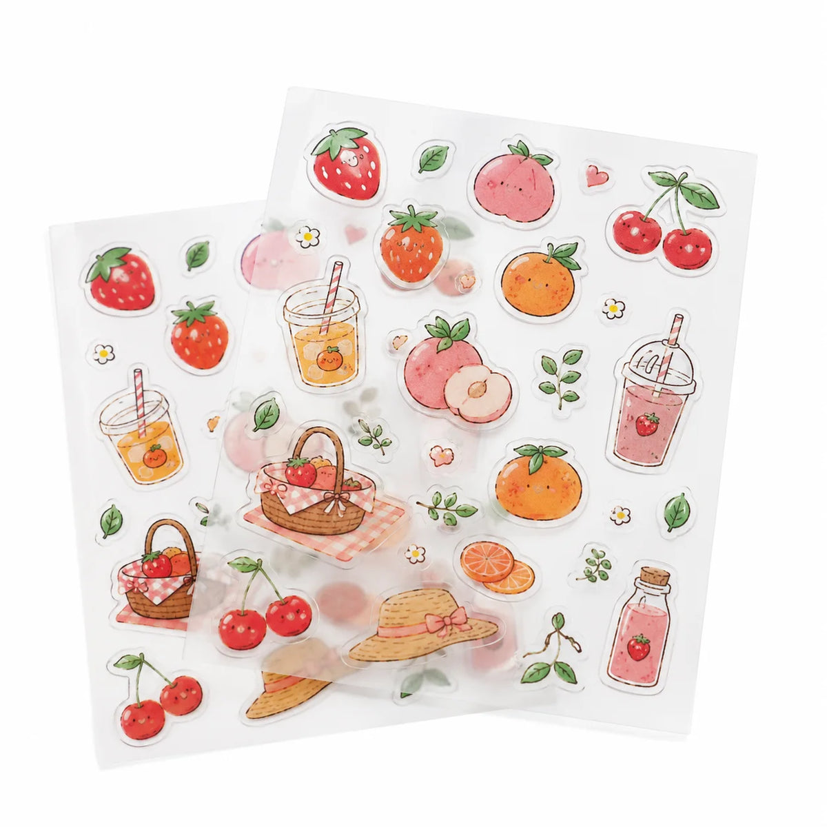 Custom Cartoon Stickers: Laser-effect Film Double-sided Transparent Self-adhesive Waterproof and UV-resistant Labels. MegaBDM