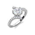 GRA Certified Lab Created Diamond Sterling Silver 18K Gold Moissanite Engagement Ring Birthday Gifts for Women Destiny Jewellery