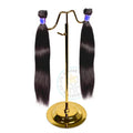 Gold Stainless Steel Polish Eco-Friendly Rack Stand Wig Hair Extension Display for Salon