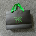 Hot Selling Sustainable Handle Ribbon Paper Shopping Bag with logo Dealer Shopping Paper Bag Shopping Bag Custom logo MegaBDM