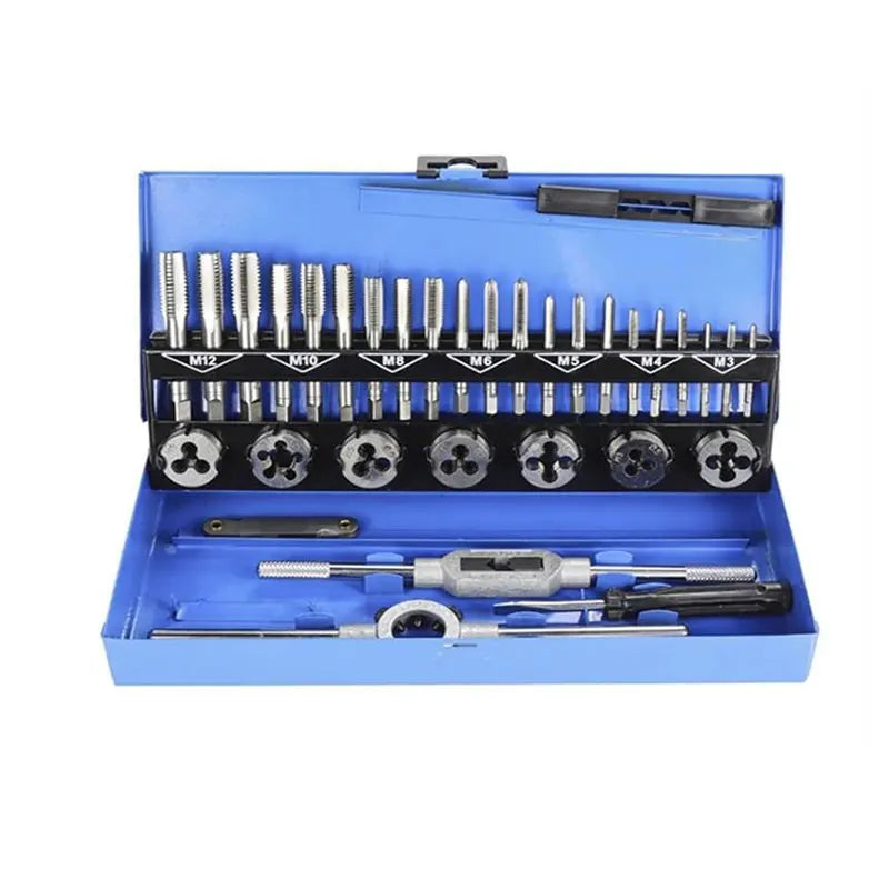 2026 Quality Hot Deals 32PCS/SET Metric Taps and Dies Set Thread Cutting Tool Adjustable Taps Dies Wrench Car Repair Hand Tool