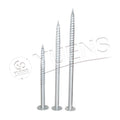 AL6005-T5 High Quality Hotdip Galvanized Aluminum Foundation Anchor Ground Screw for Solar Mounting System ISO/CE Certified