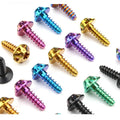 Factory Direct Cheap GR5 Self-Tapping Screw with Colorful Titanium Torx Head Metric Measurement System Tap Size 5mm