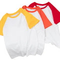 OEM 100 Cotton Raglan Short Sleeve T Shirt Custom Work Uniform Logo Printing Round Neck Team Uniform Pure Cotton Raglan T Shirt
