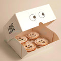 Eco Friendly Luxury Cake Packaging Sushi Box Takeaway Cupcake Bakery Cookies Brownie Packaging Box Disposable Food Packaging