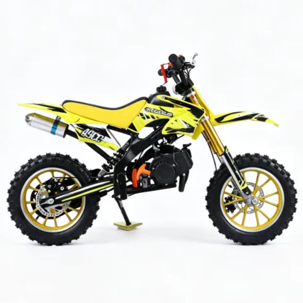 Yaztor 49cc Petrol Mini Dirt Bike Small Off-road Motorcycle for Beginner Sports Fun Multiple Color Options Kids Dirt Bike MegaBDM