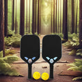 FRCETEE Custom Logo 13mm Sport Pickleball Paddle USAPA Approved Carbon Fiber Thermoformed 18k 3k for Adult Training