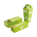 Customizable Disposable Biodegradable Pizza Cone Box with Handle Food Grade Cardboard Paper for Sushi Packaging
