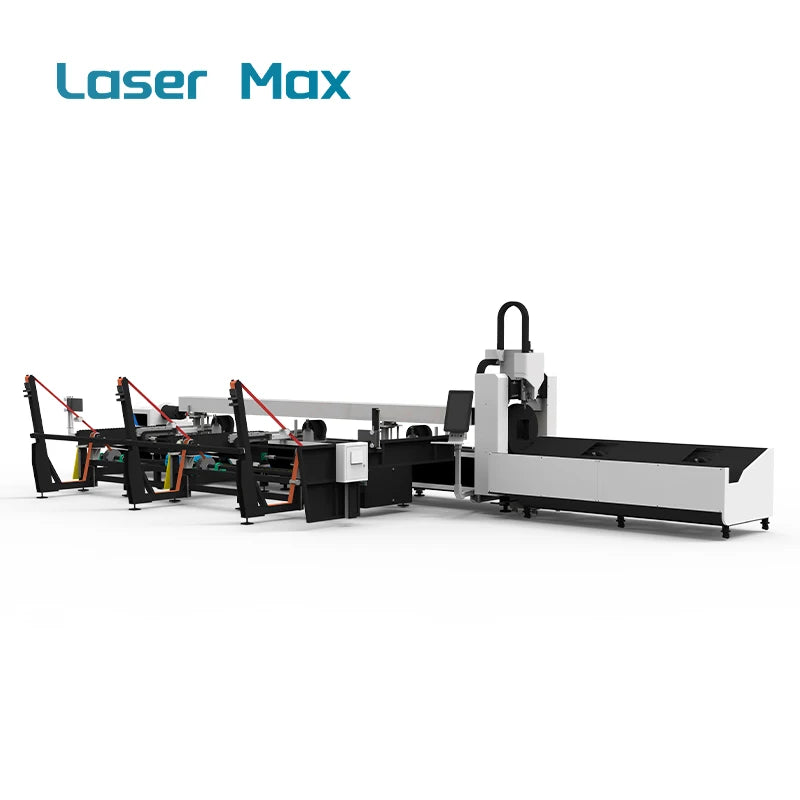 LASER MAX 1500W Heavy Duty Laser Tube Cutter Dual Chuck for Thick Wall Tubes