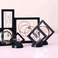 Custom Logo Modern Eco-Friendly PE Film Transparent Suspended Display Ring Bracelet Necklace Earring Jewelry Case