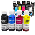 Tatrix RTS GT51 GT52 Premium Compatible Color Water Based Bottle Refill Bulk Inkjet Ink for HP Tina DeskJet GT 5810 5820 Printer