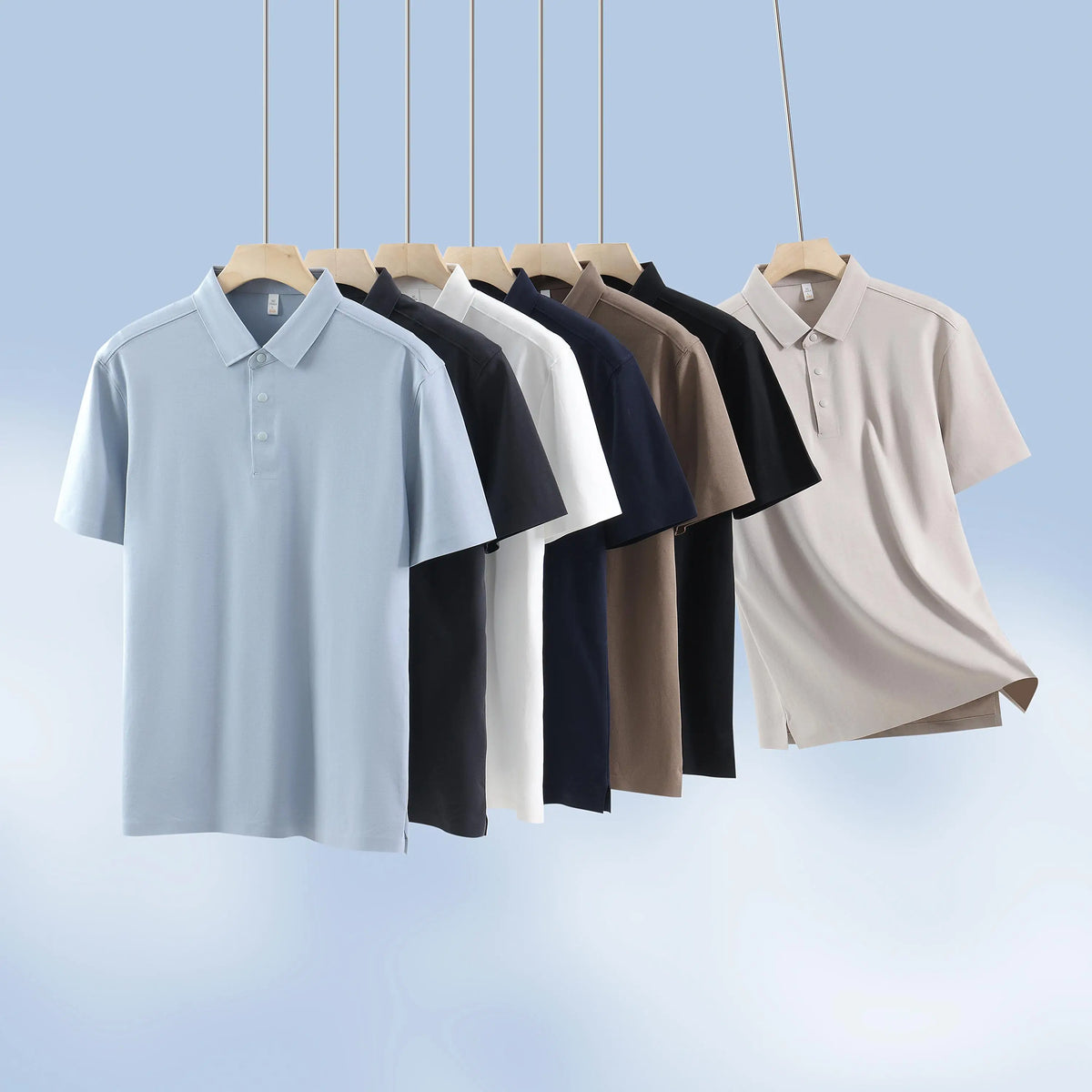 New Design High Quality Men's 75.9% Cotton 24.1% Polyester Polo Shirt With Custom Logo for Wholesale MegaBDM