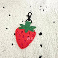 Strawberry Bag Pendant Ins Style Cute Key Holders Access Control Card Holder Fruit Bag Charm Keychains