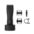 Professional Body Pubic Groin Hair Trimmer for Men  Waterproof Wet and Dry Body Hair Trimmer Cordless Hair Removal Appliance