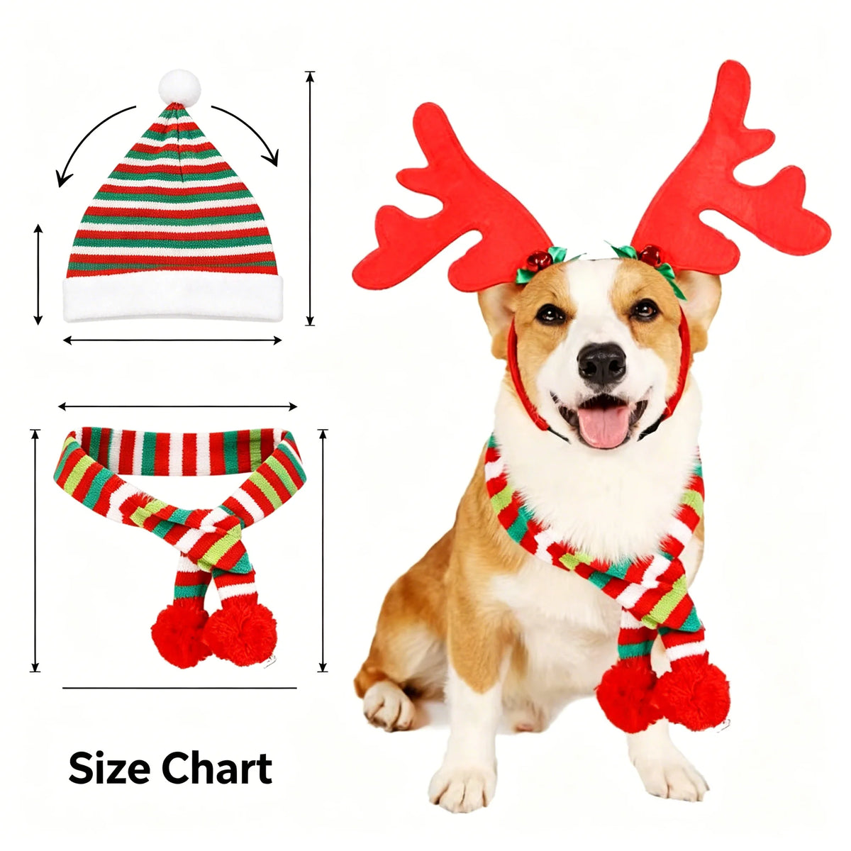 Wholesale Cut Style Dog Scarf Collar Solid Polyester Christmas Hair Bands Dog Clothes Pet Accessories Jiuze for Dogs & Cats MegaBDM