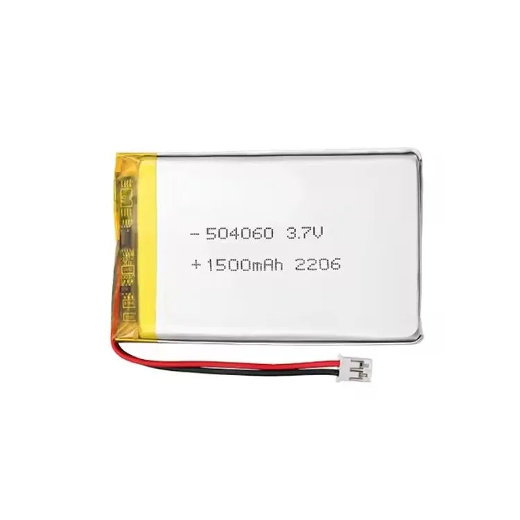 High Quality 3.7V 1500mAh Lipo Battery Lithium Ion Polymer Pouch Battery Model 504060 3.7v 1500mah Li Ion Polymer Battery