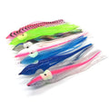 Wholesale 4.5inch Soft Plastic Octopus Jig Skirts Printed Squid Lures for Sea River Lake Stream Fishing Lure Squid Skirt MegaBDM